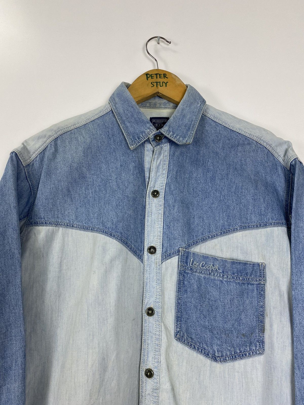Lee × Vintage Vintage 90’s Lee Cooper Western Denim Jacket Size US M / EU 48-50 / 2 - 5 Thumbnail