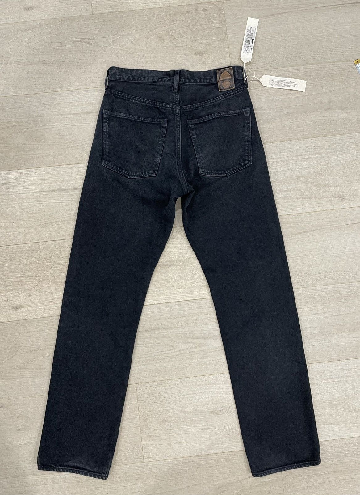 cottle Cottle C.T.L Straight Denim Jeans 12oz Asagi Black - Size 1 Size US 28 / EU 44 - 4 Thumbnail