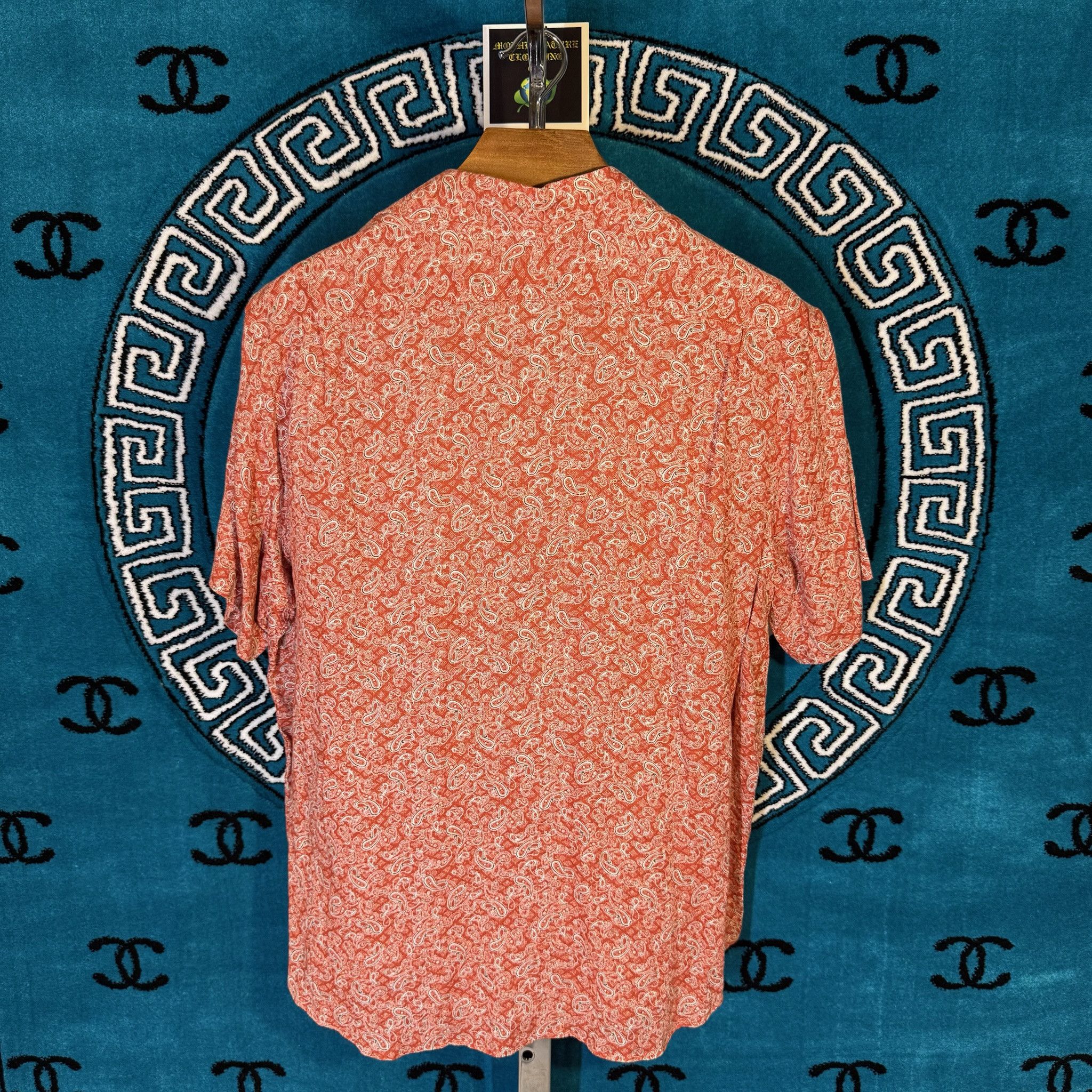 Cremieux NEW MARRAKECH PAISLEY COLLECTION S/S BUTTON UP Size US XL / EU 56 / 4 - 2 Thumbnail