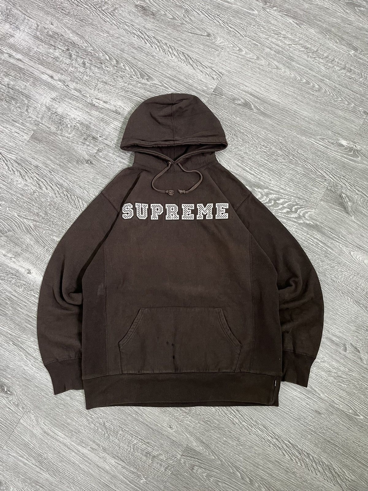 Supreme Checkered Hoodie | Grailed