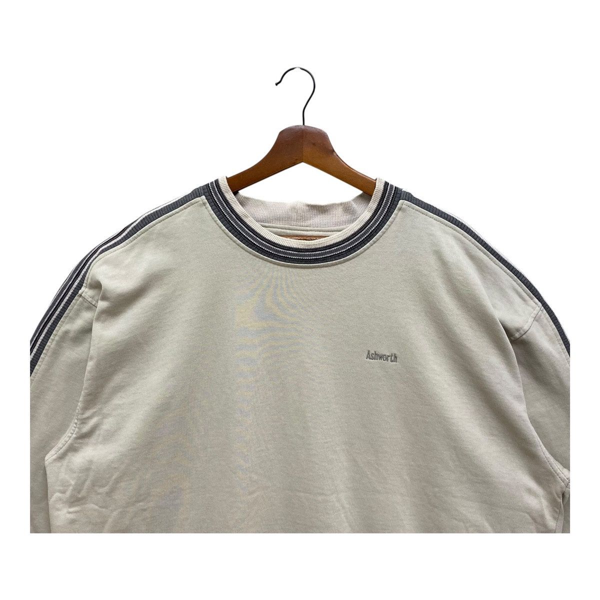 Ashworth Vintage Ashworth Sweatshirt Made in USA Size XL Beige Khaki Size US XL / EU 56 / 4 - 2 Thumbnail