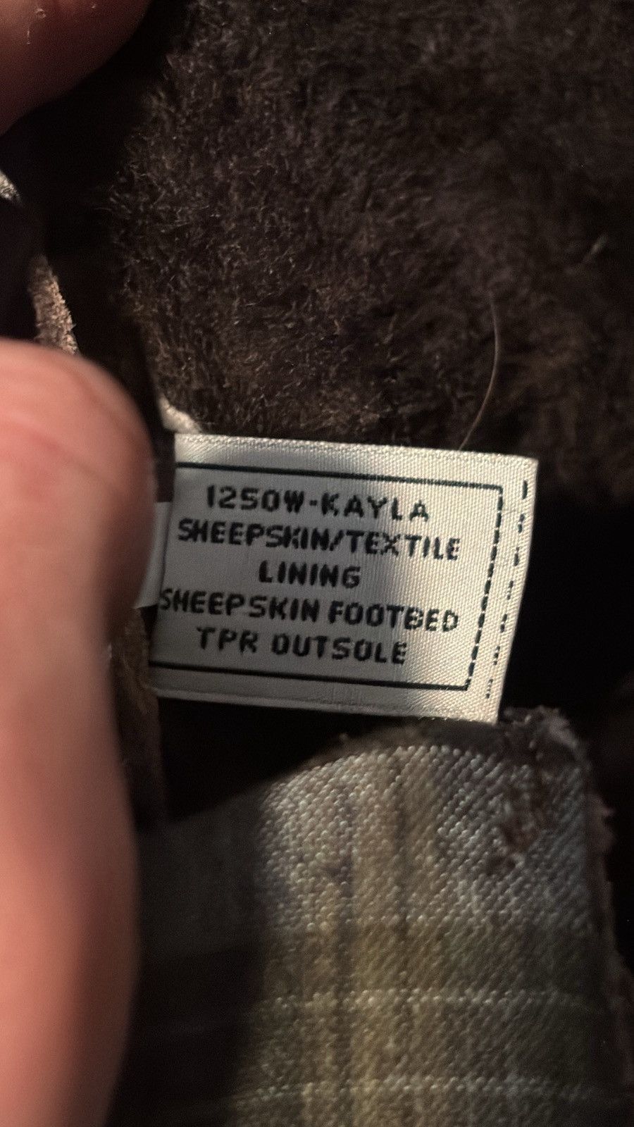 A.S.98 As98 style bear paw brown fur boots with plaid lining Size US 8.5 / EU 41-42 - 9 Thumbnail