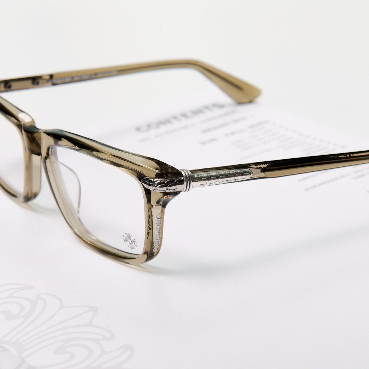 Chrome Hearts CHROME HEARTS LITTLE DINGER ARMY GLASSES Size ONE SIZE - 3 Thumbnail