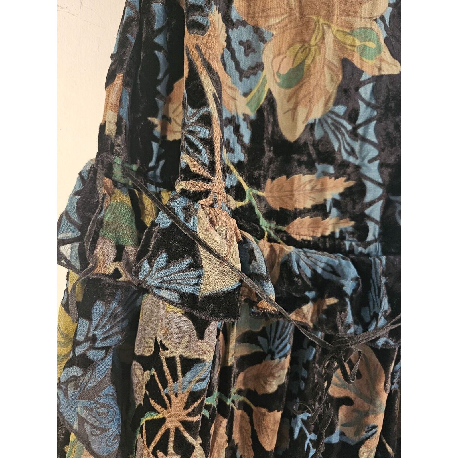 Other Chelsea and Violet Womens Dark Floral Dress Gothic Vintage Size XS / US 0-2 / IT 36-38 - 8 Thumbnail
