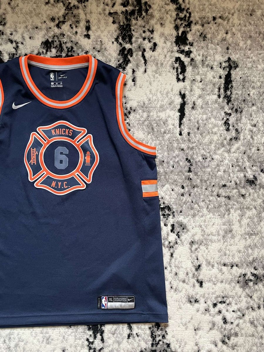 NBA × Nike × Vintage New York Knicks Jersey Nike Nba Prozingis 6 Xl Size US XL / EU 56 / 4 - 2 Thumbnail