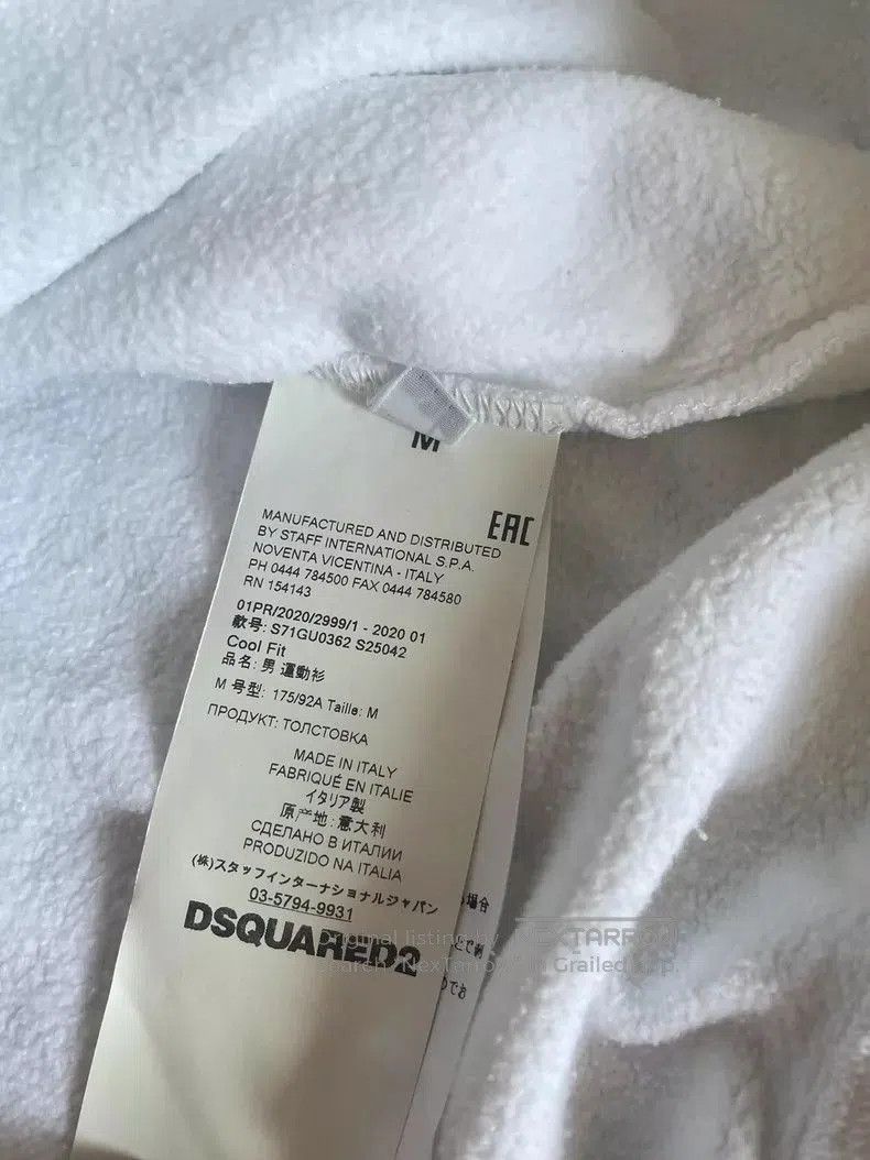 Dsquared2 DSquared2 Bruce Lee Print White Sweatshirt. Size US M / EU 48-50 / 2 - 5 Thumbnail