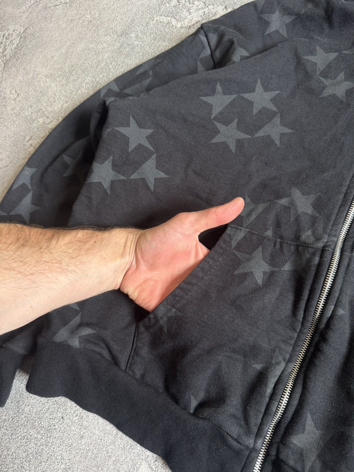 Designer 99BASED M zip heavyweight monogram STAR ⭐ OG hoodie jumper Size US M / EU 48-50 / 2 - 8 Thumbnail