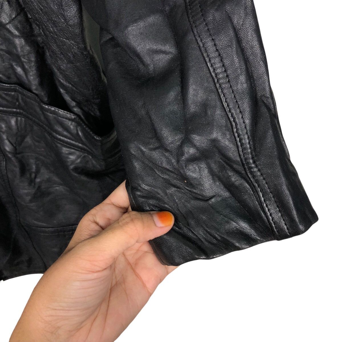 Japanese Brand 📌Vintage Chore Leather Jacket Elcoint Issey Miyake Size US M / EU 48-50 / 2 - 16 Thumbnail