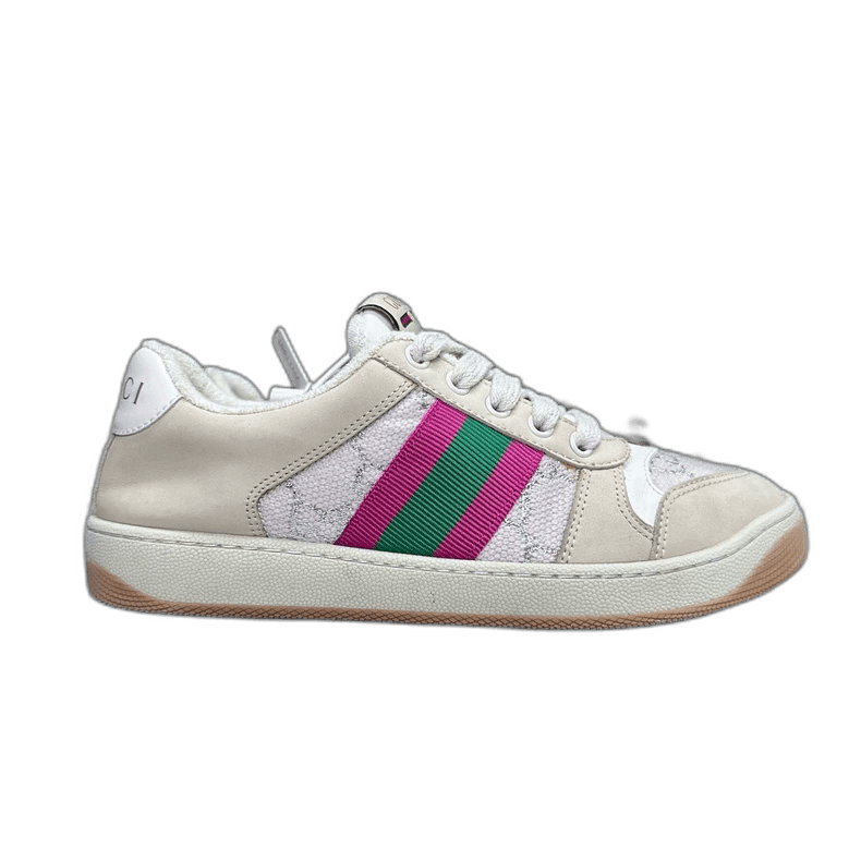 Gucci Sneakers Pink Green Size 36