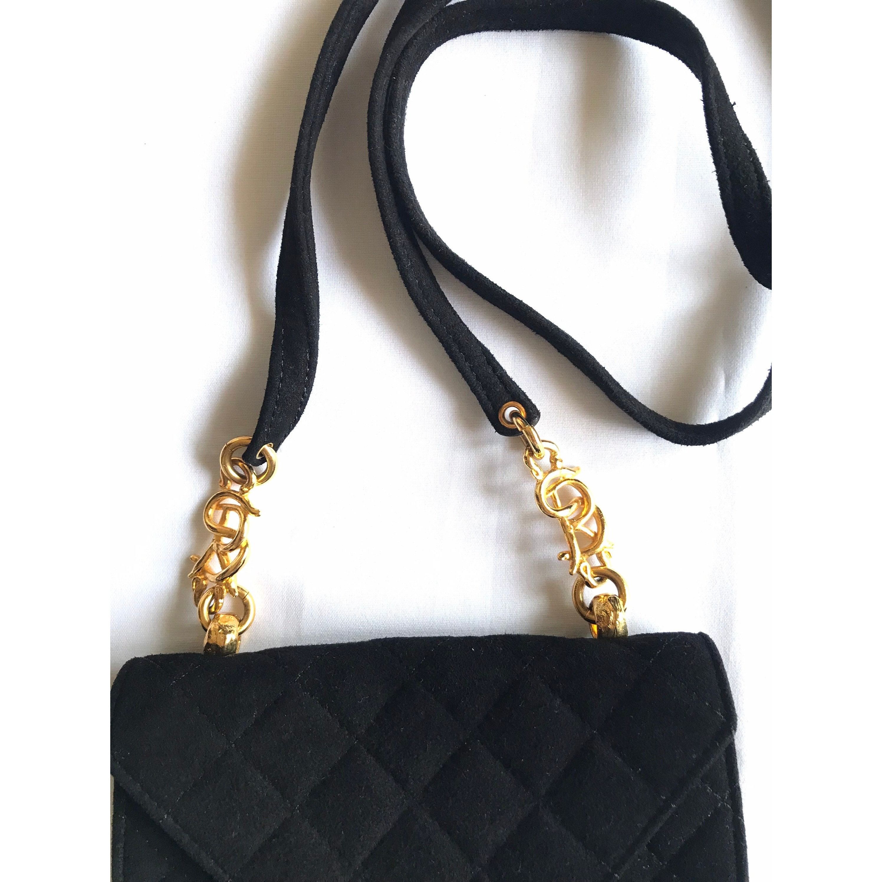 Sonia Rykiel Vintage Sonia Rykiel black suede leather bag, quilted. Size ONE SIZE - 3 Thumbnail