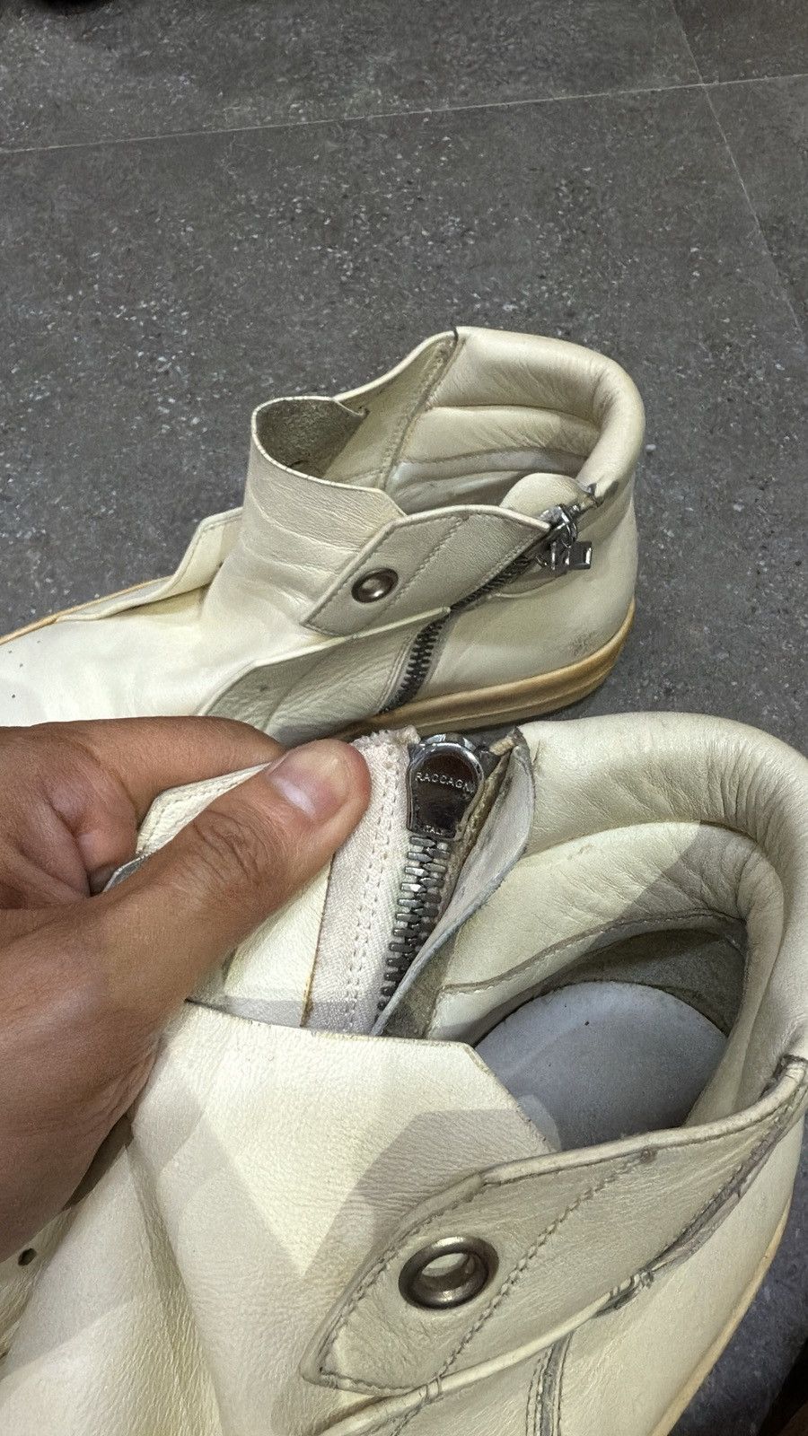 Rick Owens f/w 2017 rick owens glitter island dunk milk colorway Size US 11 / EU 44 - 4 Thumbnail