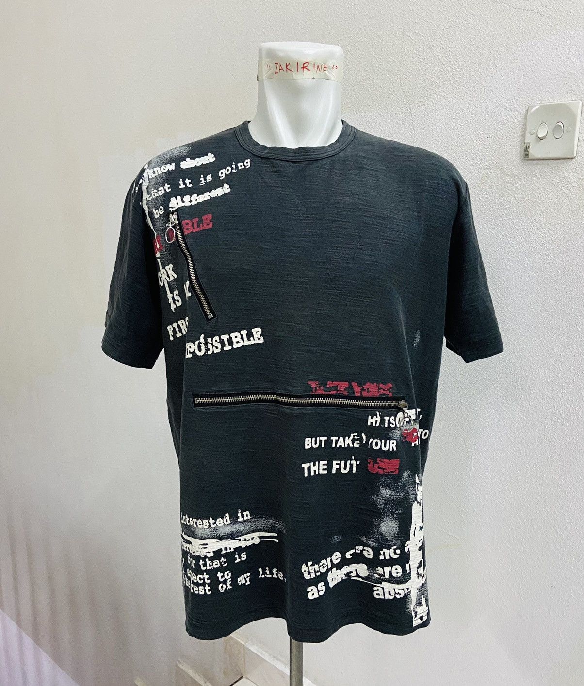 Japanese Brand GRASS HETHER PUNKERS TEE Size US XXL / EU 58 / 5 - 3 Thumbnail