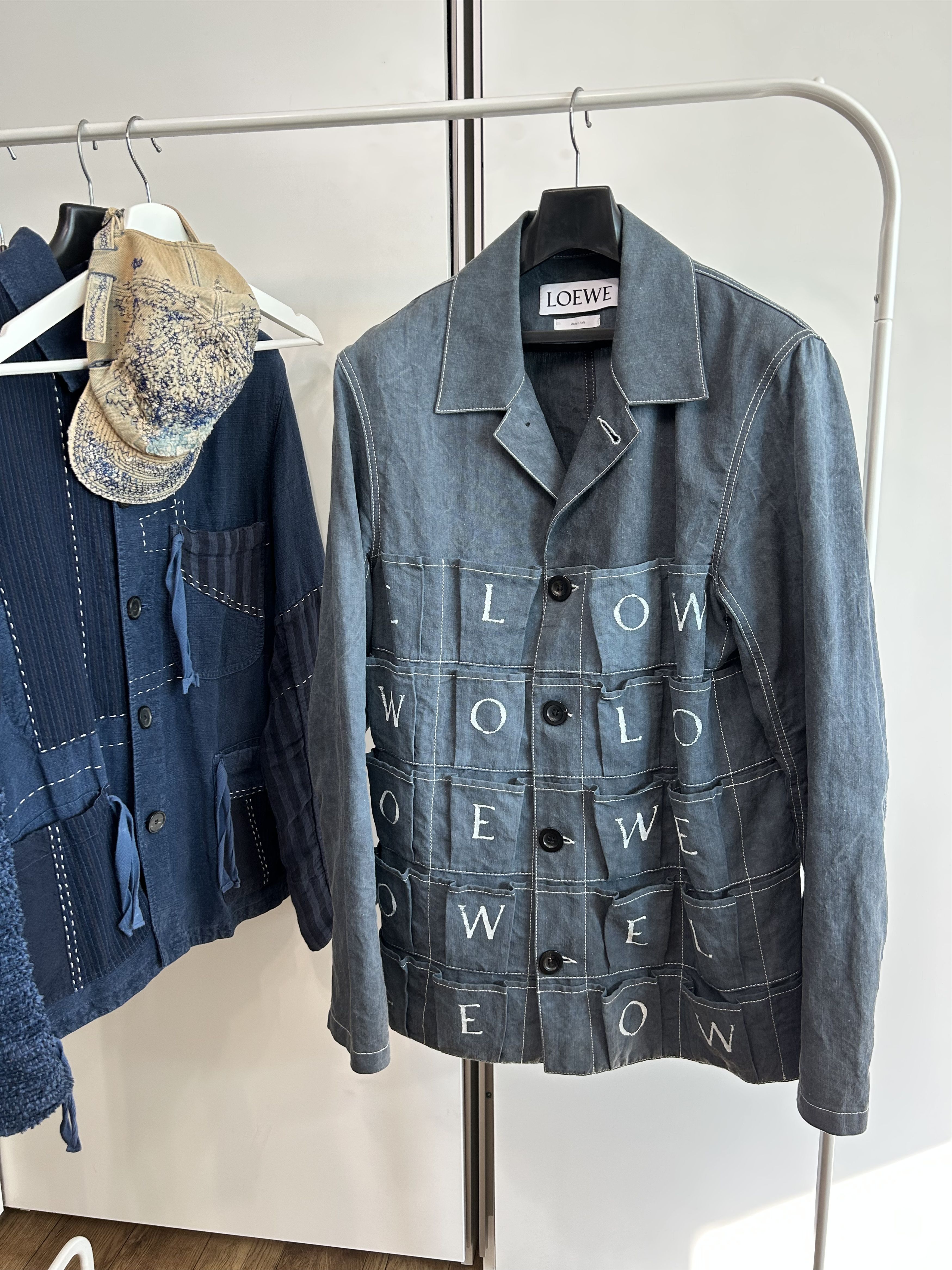 Loewe LOEWE Garment-Dyed Multi-Pocket Jacket Size US M / EU 48-50 / 2 - 1 Thumbnail