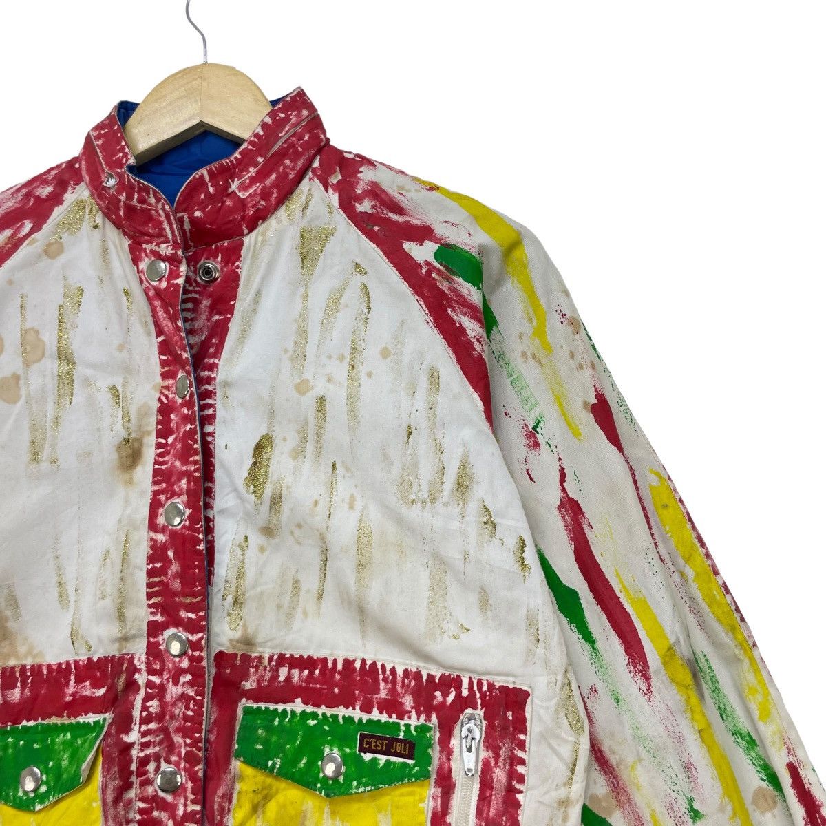 Handmade Custom Made Garfield Rastafari Bob Marley Jacket Size M / US 6-8 / IT 42-44 - 5 Thumbnail