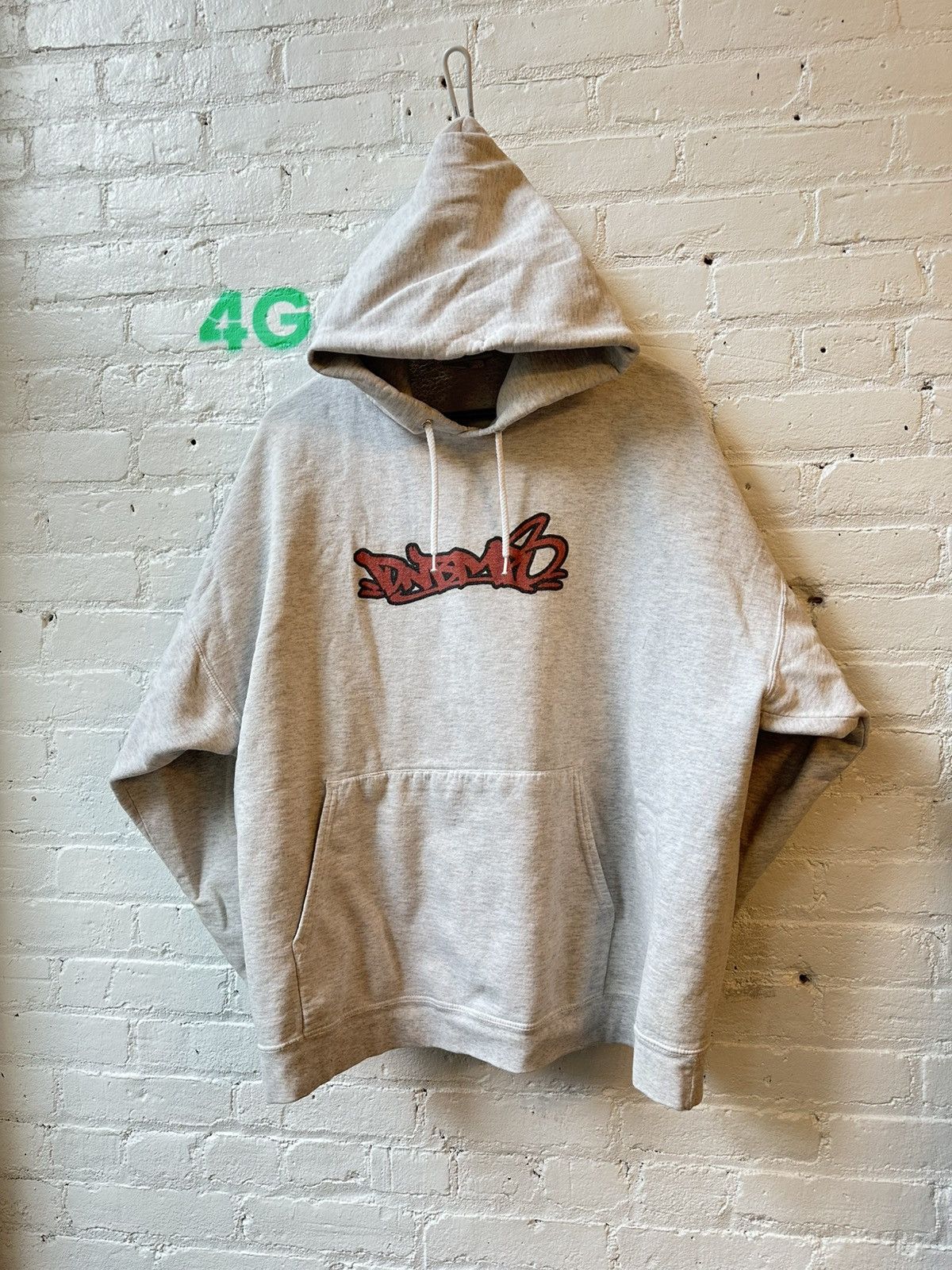 Vintage VINTAGE THRASHED 90s XXL GREY HOODIE Size US XXL / EU 58 / 5 - 2 Thumbnail
