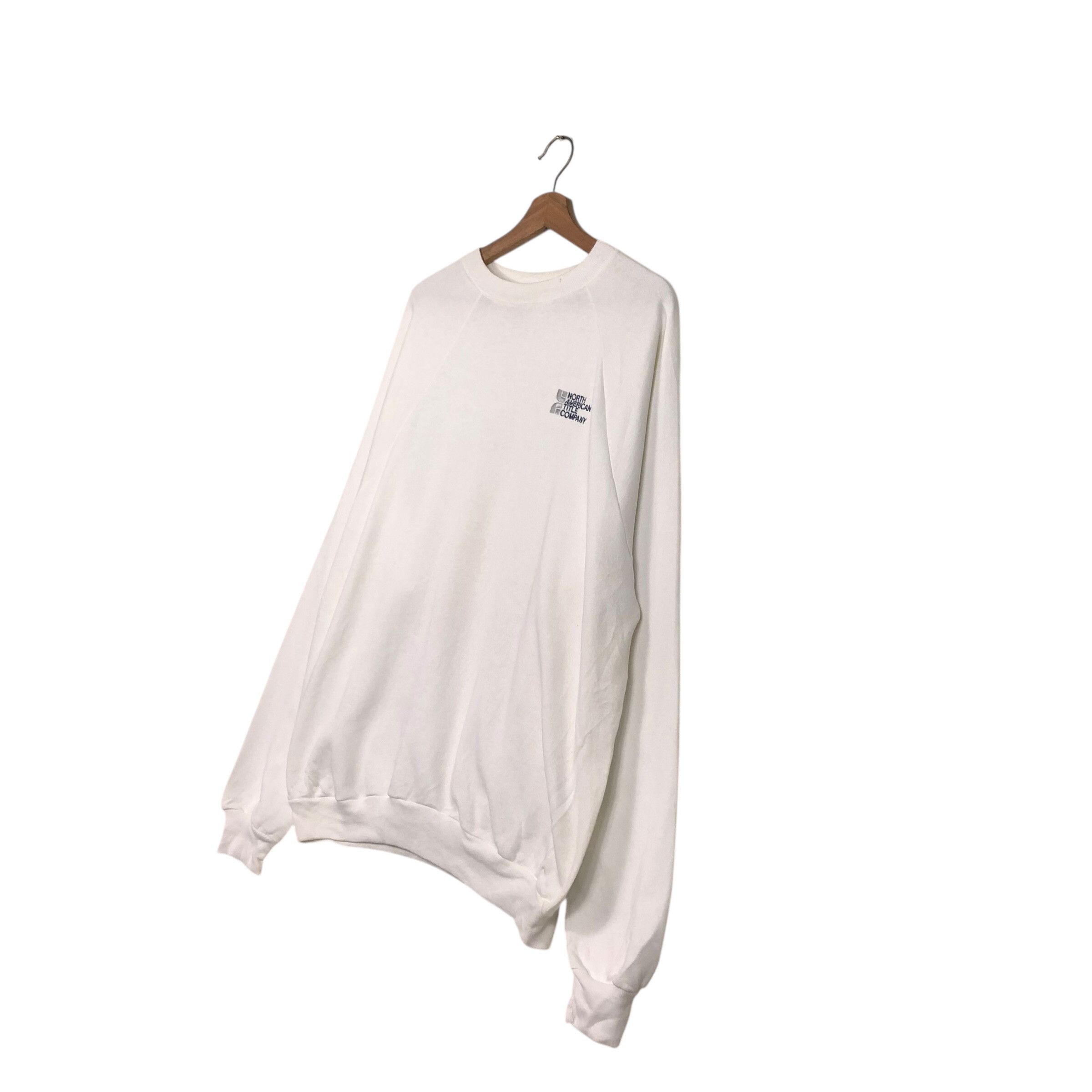 Vintage 📌Vintage Sweatshirt North American Title Company Usa Size US XL / EU 56 / 4 - 3 Thumbnail