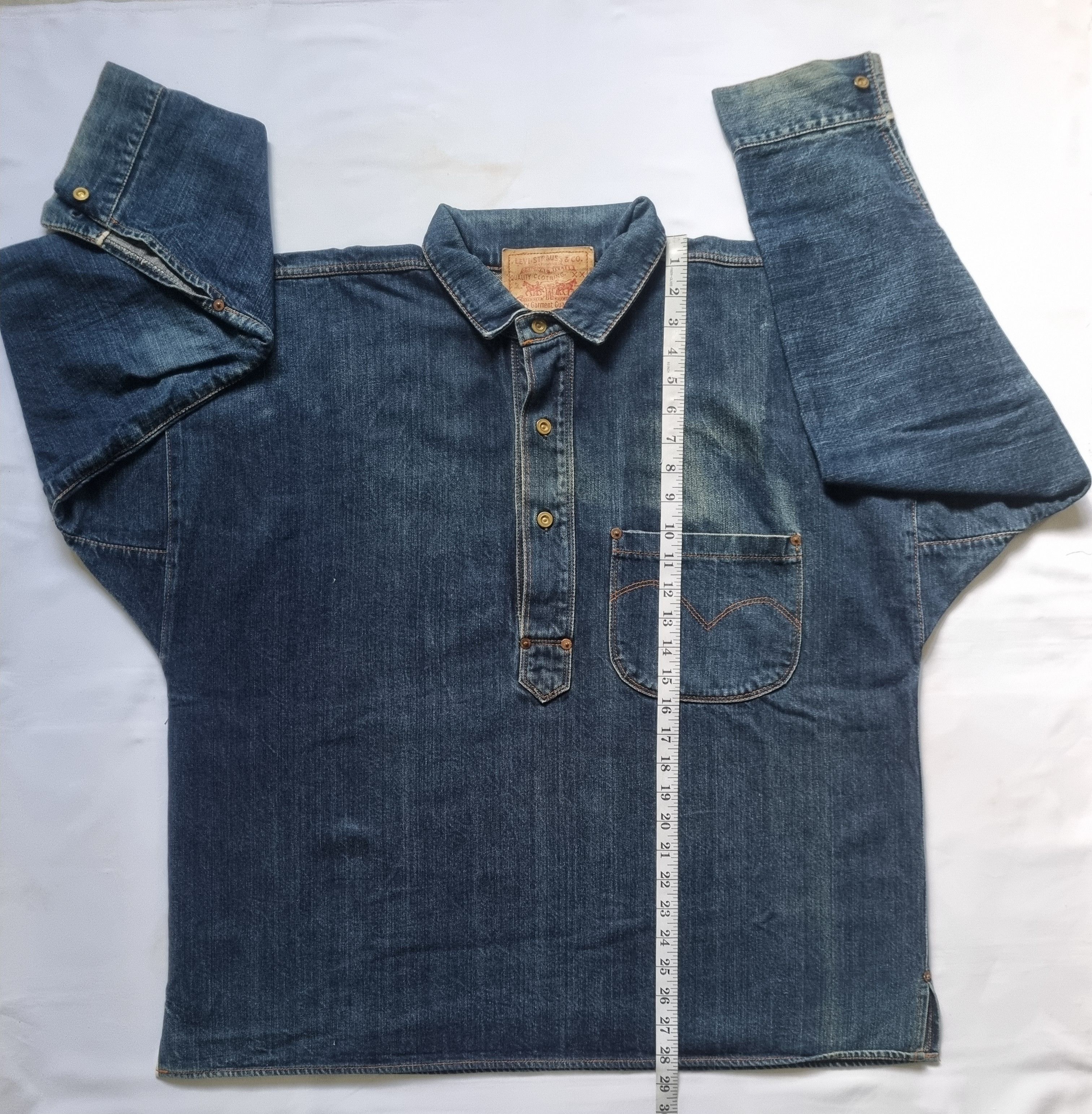 LVC × Levi's × Levi's Vintage Clothing LVC Levi's Vintage Clothing Denim Shirt Size US XL / EU 56 / 4 - 4 Thumbnail