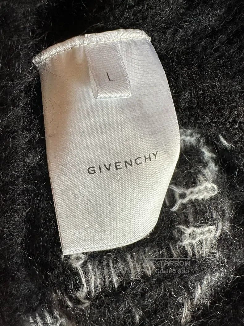 Givenchy Givenchy Black 4G Embossed Full Print Destroyed Jeans Size US L / EU 52-54 / 3 - 6 Thumbnail