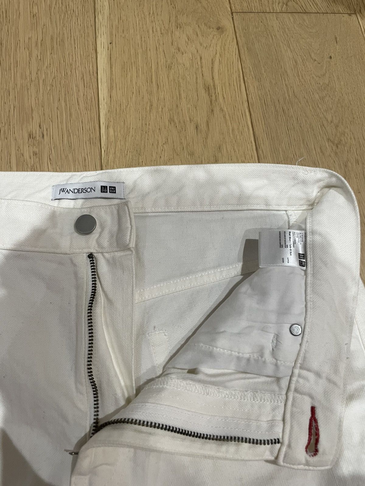 JW Anderson × Uniqlo Uniqlo x JW Anderson White Denim Pants Size US 32 / EU 48 - 3 Thumbnail
