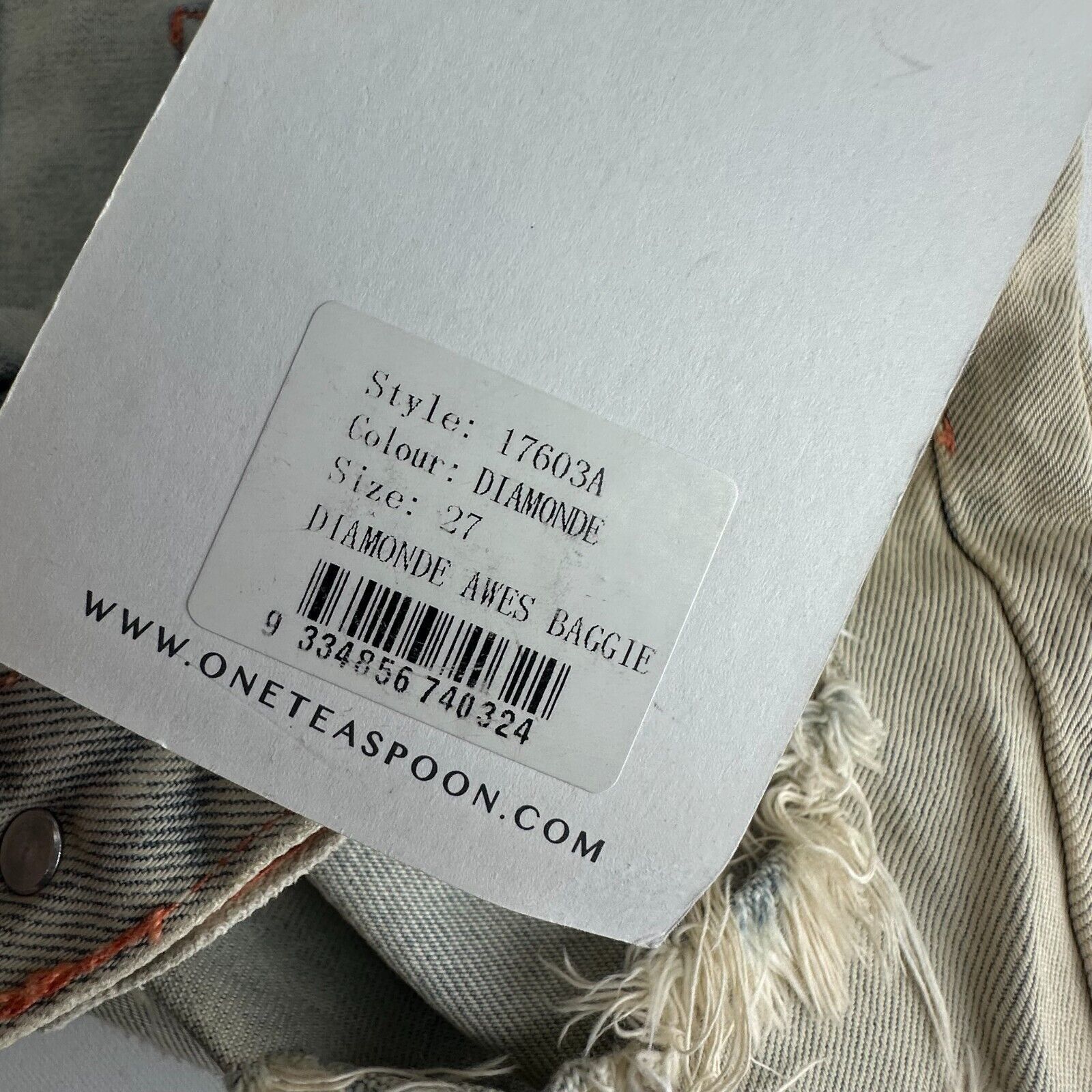 One Teaspoon One by One Teaspoon Diamonde Awesome Baggies Jeans Size 0 Size 25" / US 0 / IT 36 - 8 Thumbnail