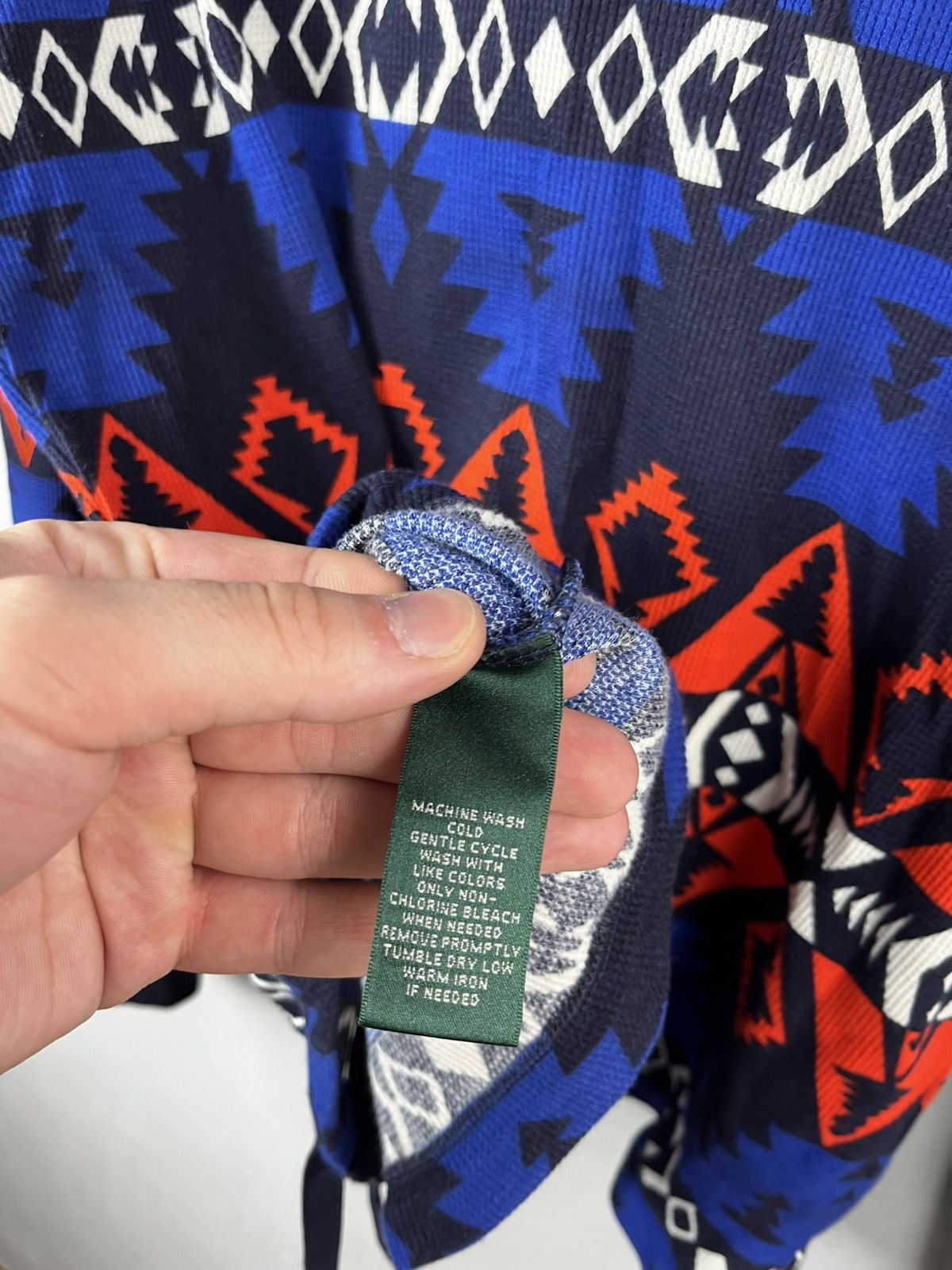 Polo Ralph Lauren × RRL Ralph Lauren × Ralph Lauren Lauren Ralph Lauren Southwest/Boho Print Long Sleeve Top Size S / US 4 / IT 40 - 11 Thumbnail