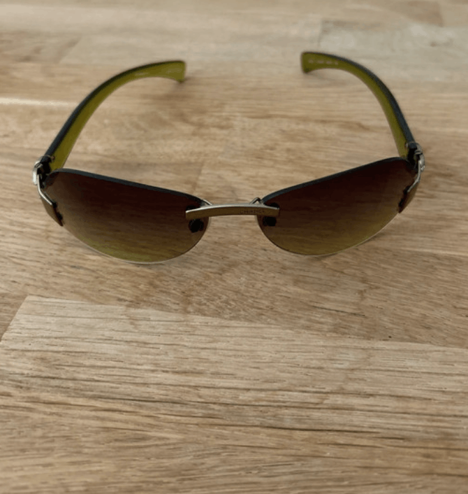 Chanel Chanel Sunglasses 4037 Rhinestone CC 4017 Rimless Vintage Size ONE SIZE - 7 Thumbnail