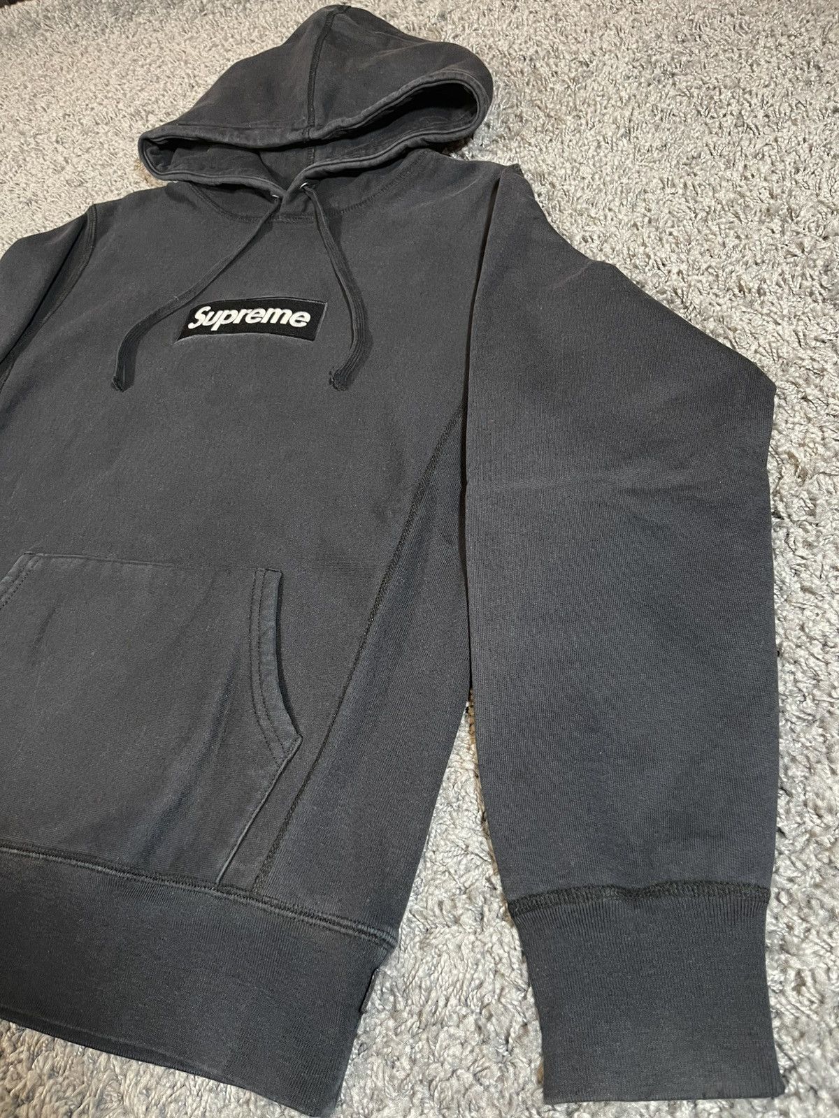 Supreme 2016FW Supreme Box Logo Hooded Sweatshirt Hoodie Black Size US M / EU 48-50 / 2 - 6 Thumbnail