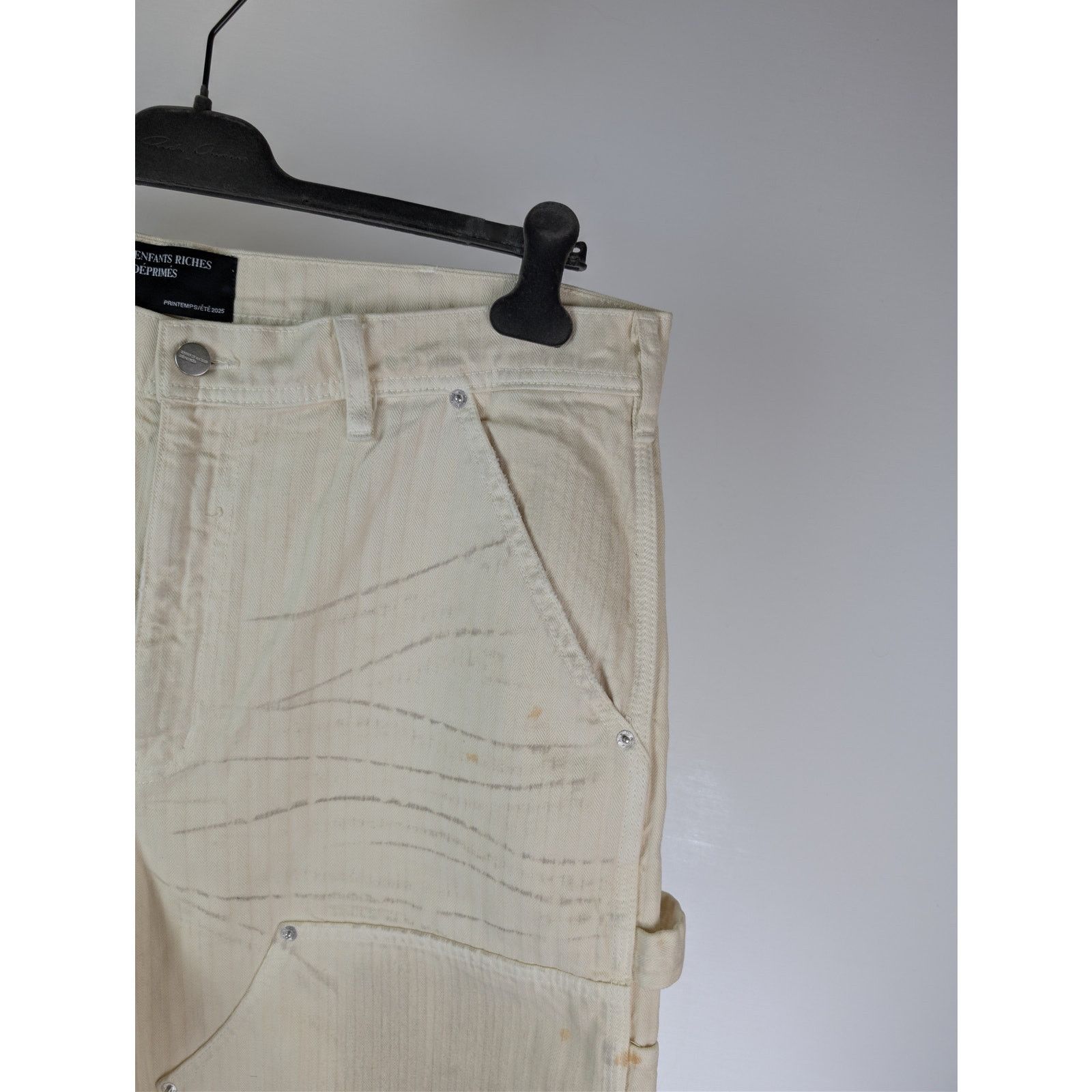 Enfants Riches Deprimes o1rshd1 Double Knee Paint Pants in white Size US 38 / EU 54 - 5 Thumbnail