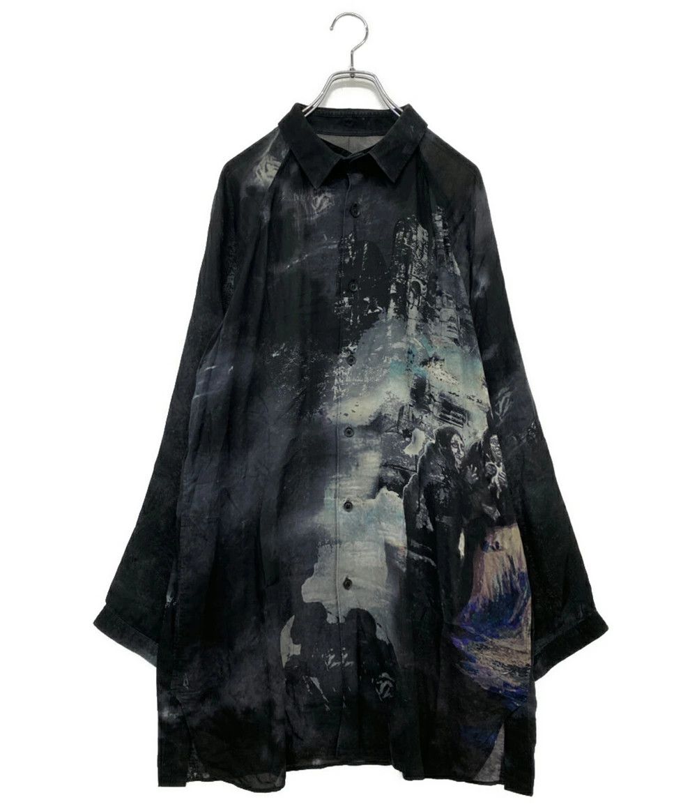 Yohji Yamamoto Yohji Yamamoto POUR HOMME GUSSET B 24SS Long Sleeve Shirt Size US L / EU 52-54 / 3 - 1 Thumbnail