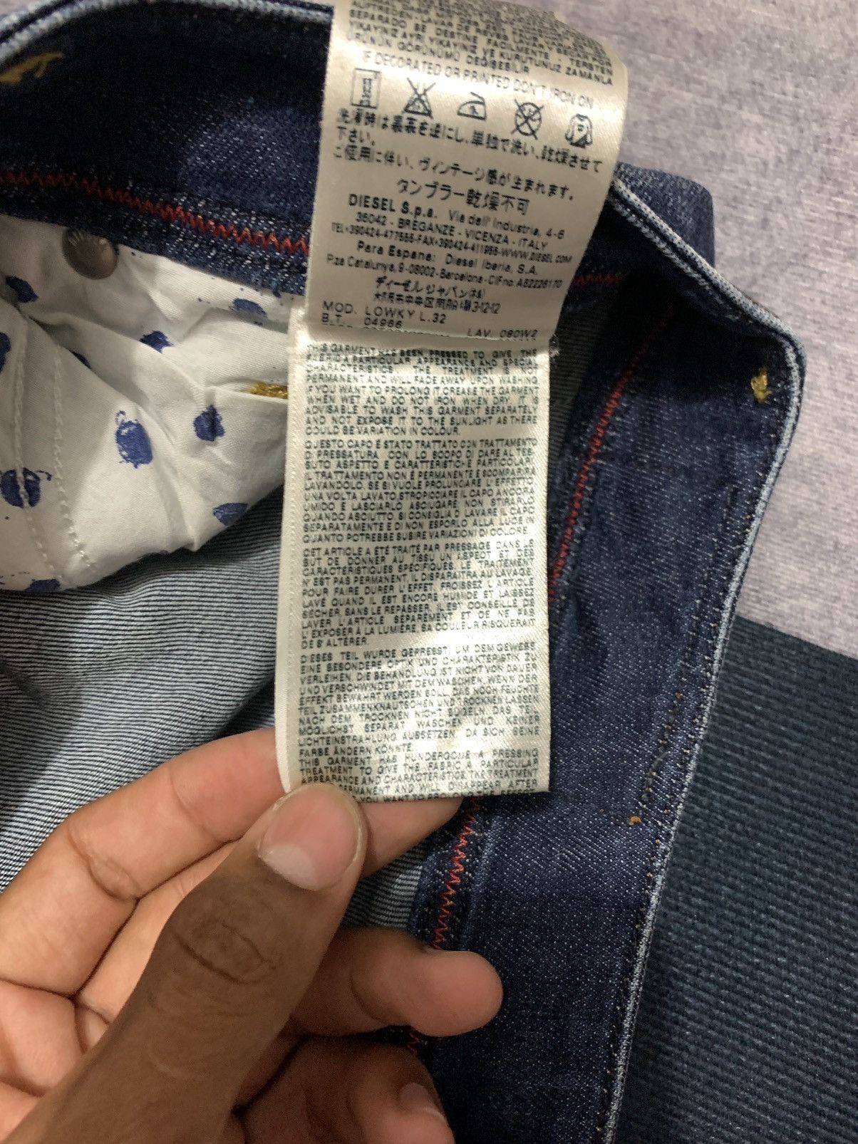 Hysteric Glamour Y2K DIESEL DENIM PANTS Size US 30 / EU 46 - 15 Thumbnail