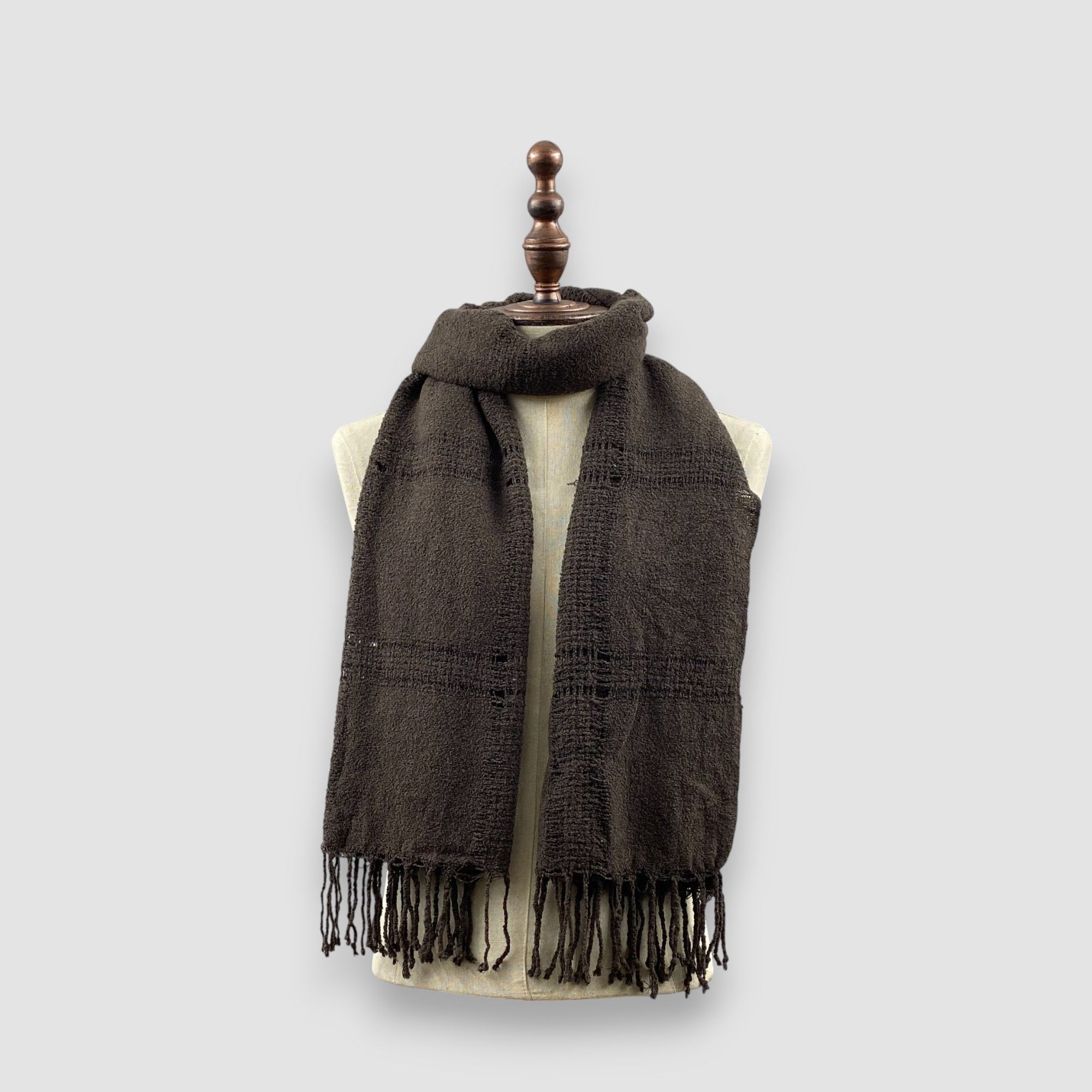 Issey Miyake Vintage Issey Miyake Scarf Muffler Wool Stole Shawl Scarves Size ONE SIZE - 1 Thumbnail