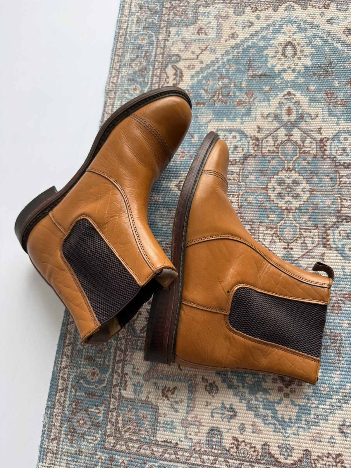 Solovair NPS Solovair Since1887 MadeIn England Leather Chelsea Boots Size US 9 / EU 42 - 10 Thumbnail