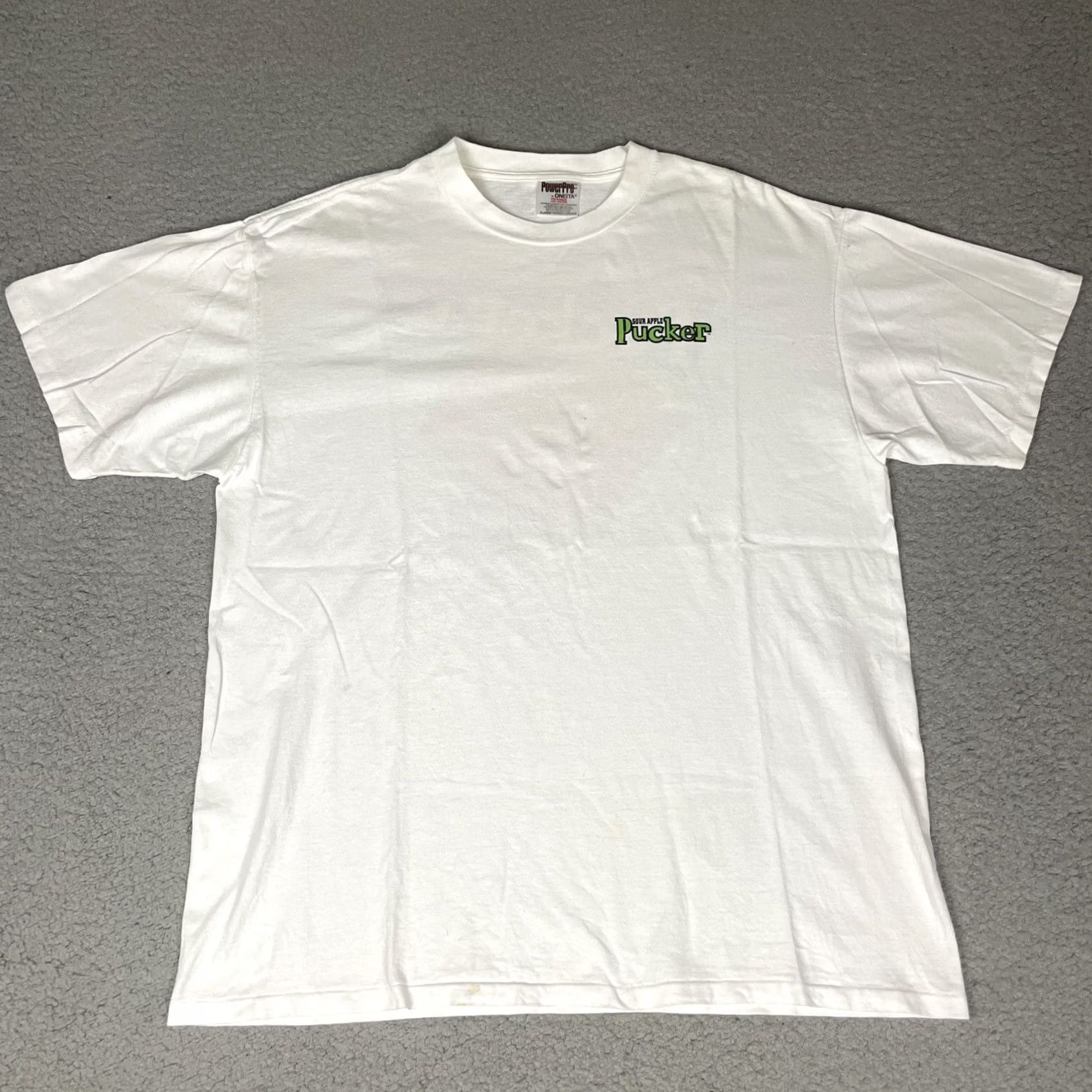 Vintage VINTAGE Pucker Up Tshirt Mens XL White Sour Apple Graphic Single Food Snack Vtg Shirt Regular Mens XL White Apple Graphic 90s Food Drink Size US XL / EU 56 / 4 - 6 Thumbnail