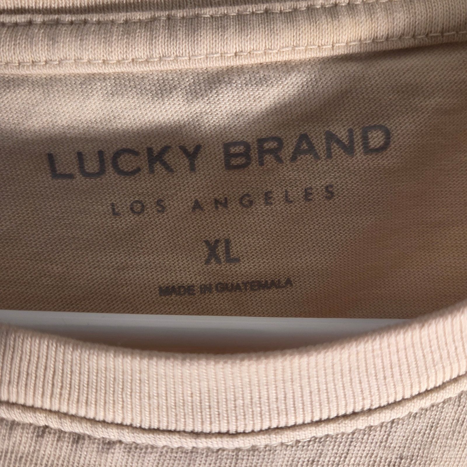 Lucky Brand Lucky Brand Cream T-Shirt - Women's XL Size XL / US 12-14 / IT 48-50 - 5 Thumbnail