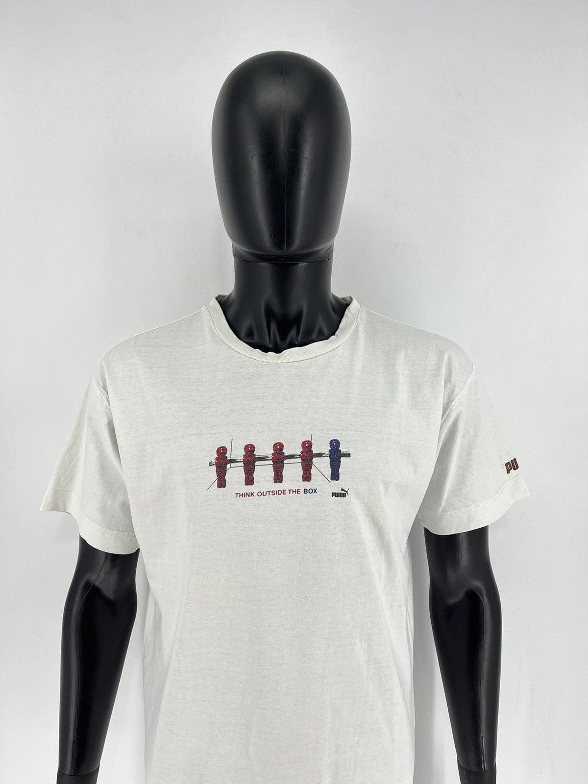Puma Vintage Y2K Streetwear Humor PUMA Think Outside The Box Size US M / EU 48-50 / 2 - 1 Thumbnail