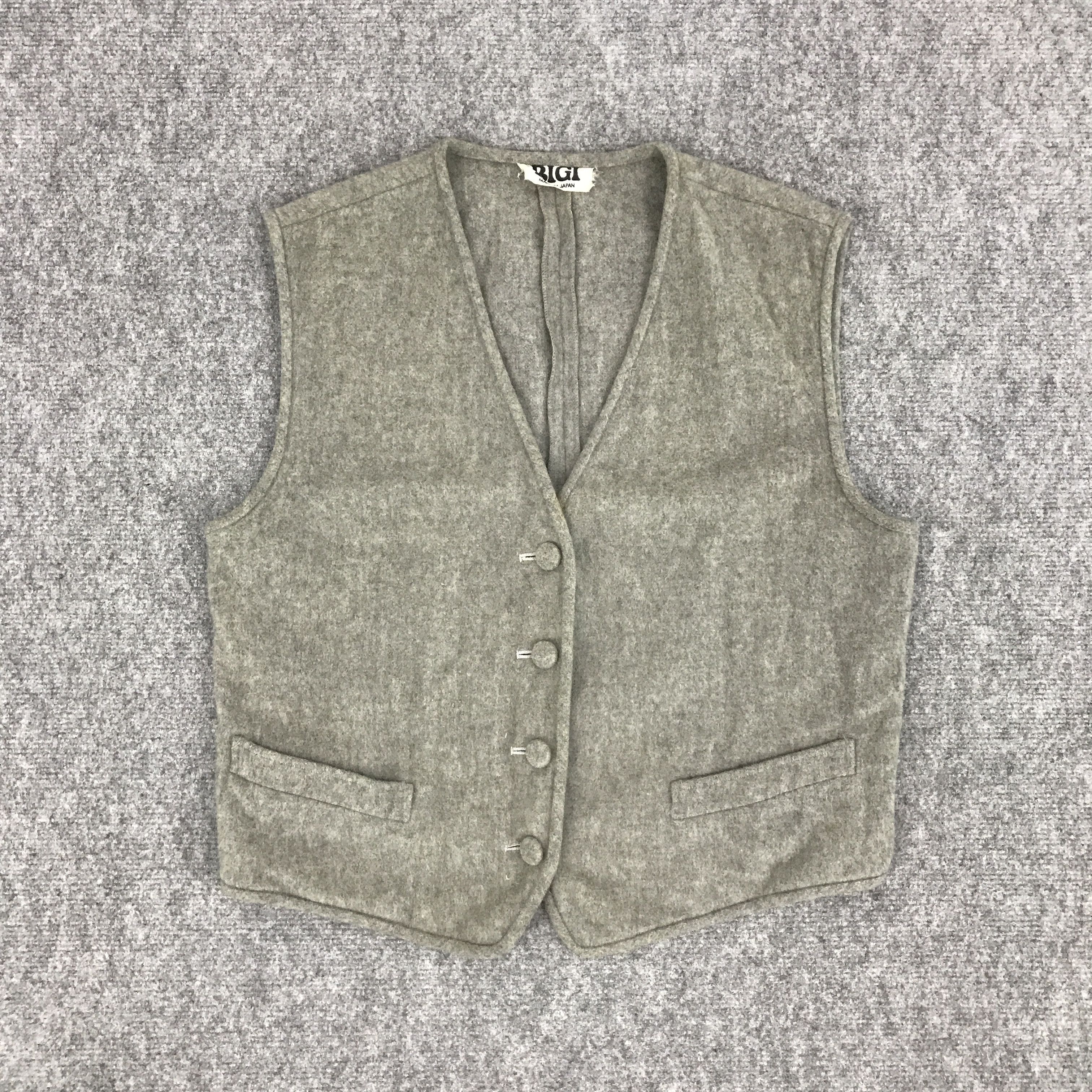 BIGI × Japanese Brand BIGI JAPAN WOOL BUTTON VESTS Size US M / EU 48-50 / 2 - 1 Thumbnail