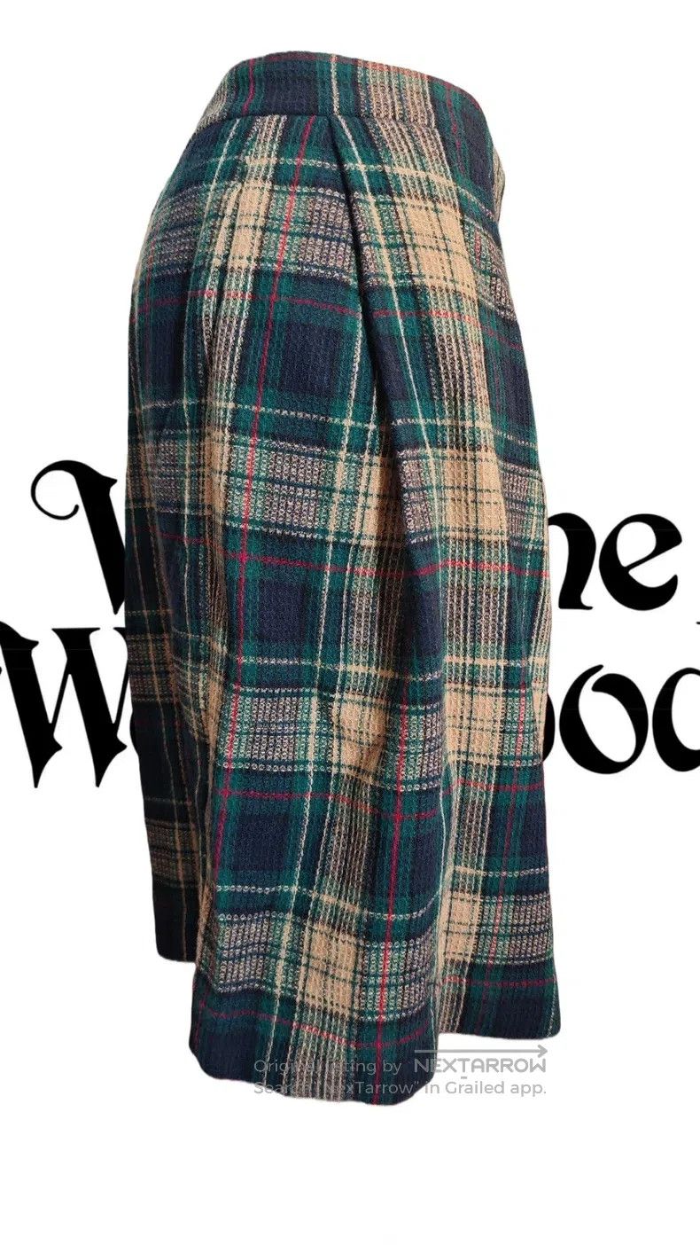 Vivienne Westwood Vivienne Westwood Wool Plaid Skirt Size 28" / US 6 / IT 42 - 2 Thumbnail
