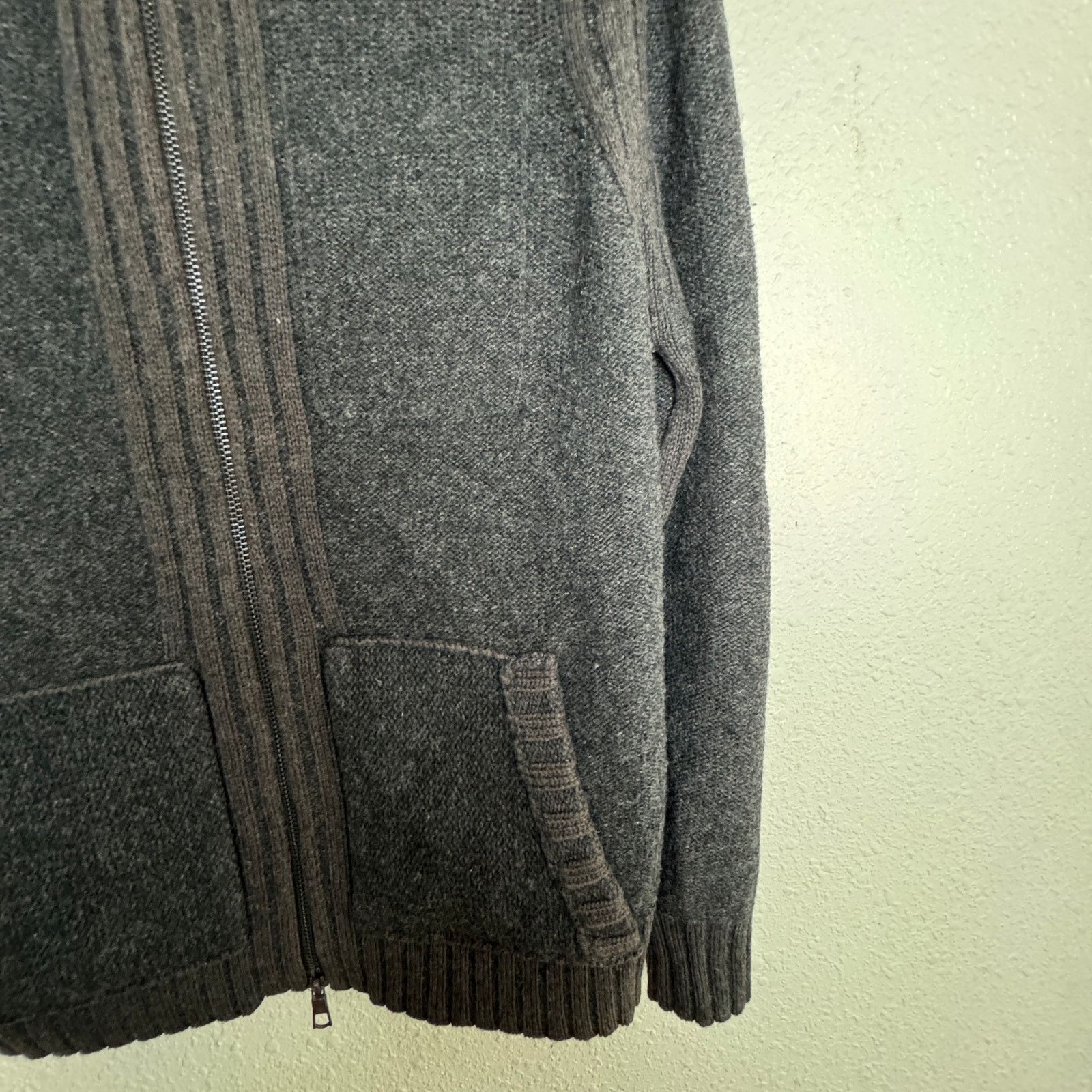 Club Monaco Club Monaco Grey Zip Up Sweater Size Large Size US L / EU 52-54 / 3 - 2 Thumbnail