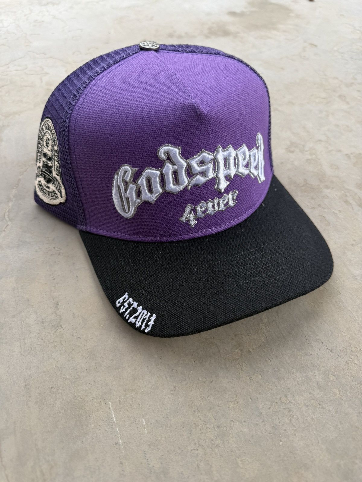 Godspeed Godspeed GS Forever Trucker Hat Purple/Black Size ONE SIZE - 1 Thumbnail