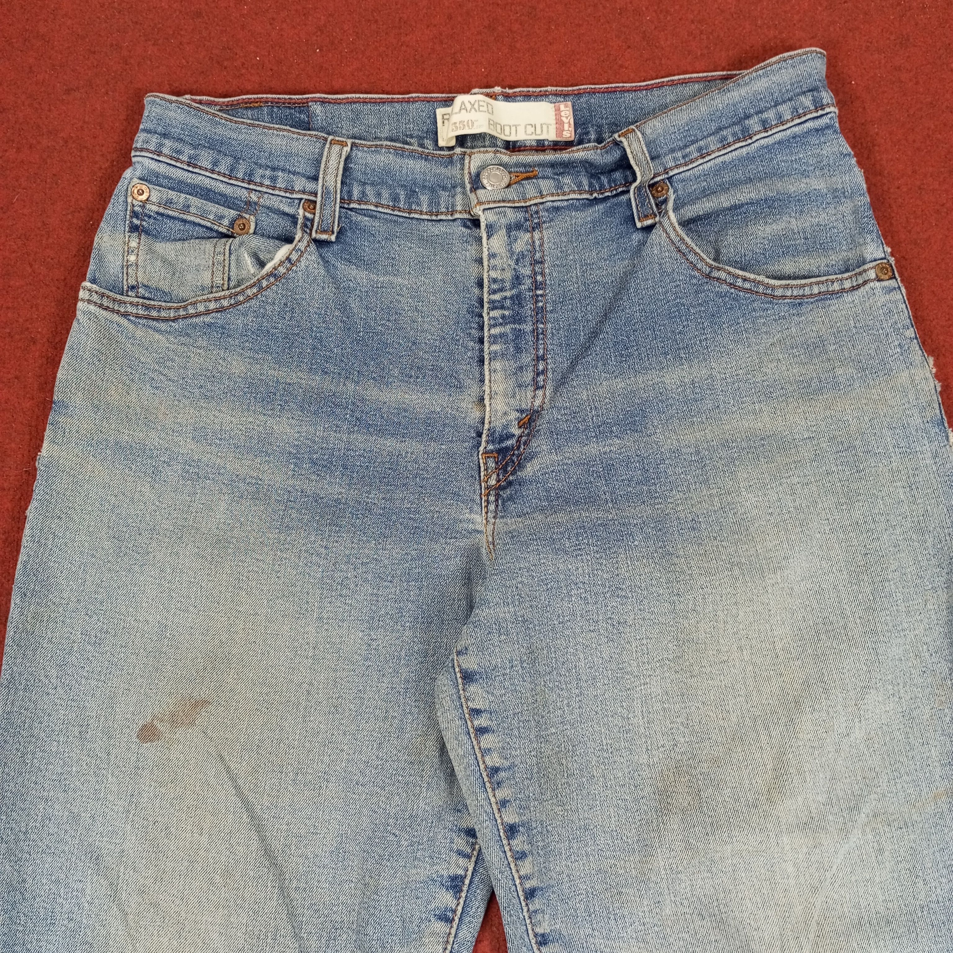Levi's × Vintage Levis Jeans Relaxed Boot Cut Style Distressed Size 30" / US 8 / IT 44 - 2 Thumbnail