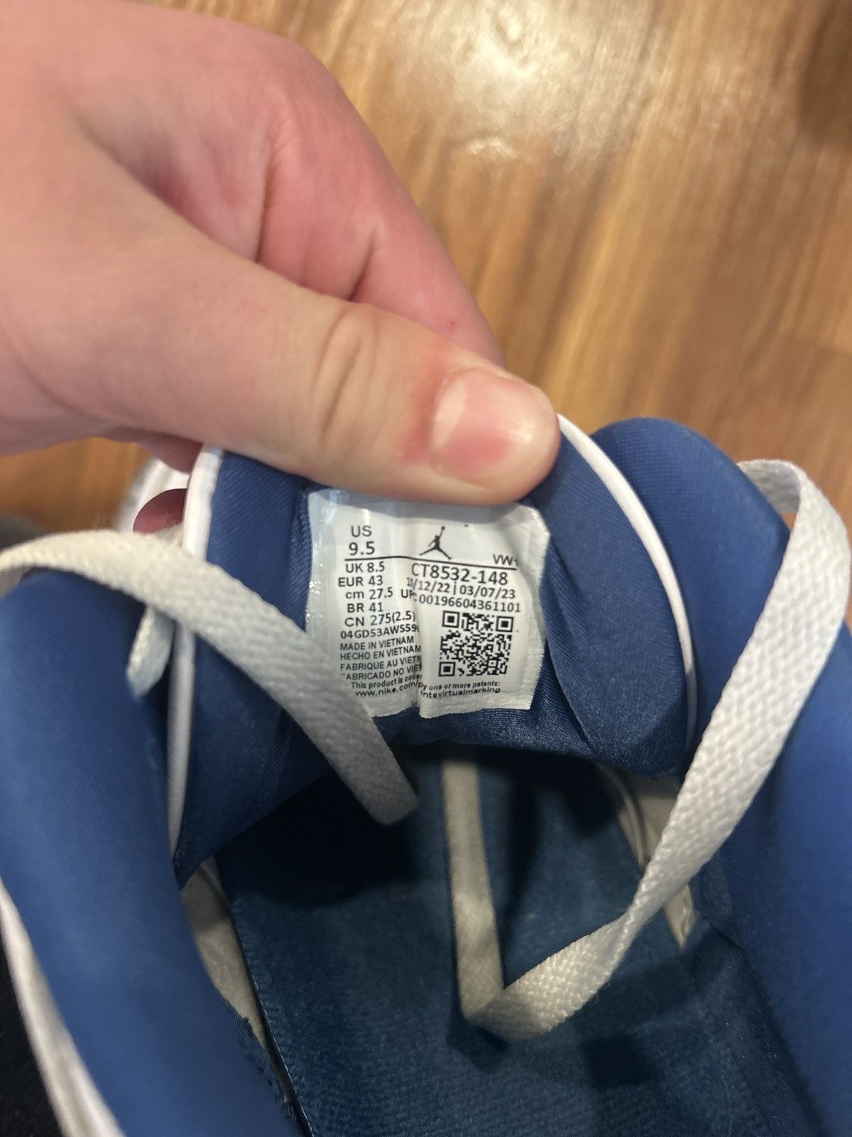 Jordan Brand Jordan 3 Retro Wizards Size US 9.5 / EU 42-43 - 8 Thumbnail