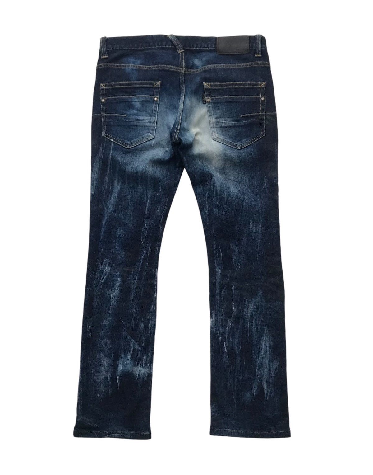If Six Was Nine Tornado Mart Japan Bleached Distressed Denim Size US 34 / EU 50 - 9 Thumbnail