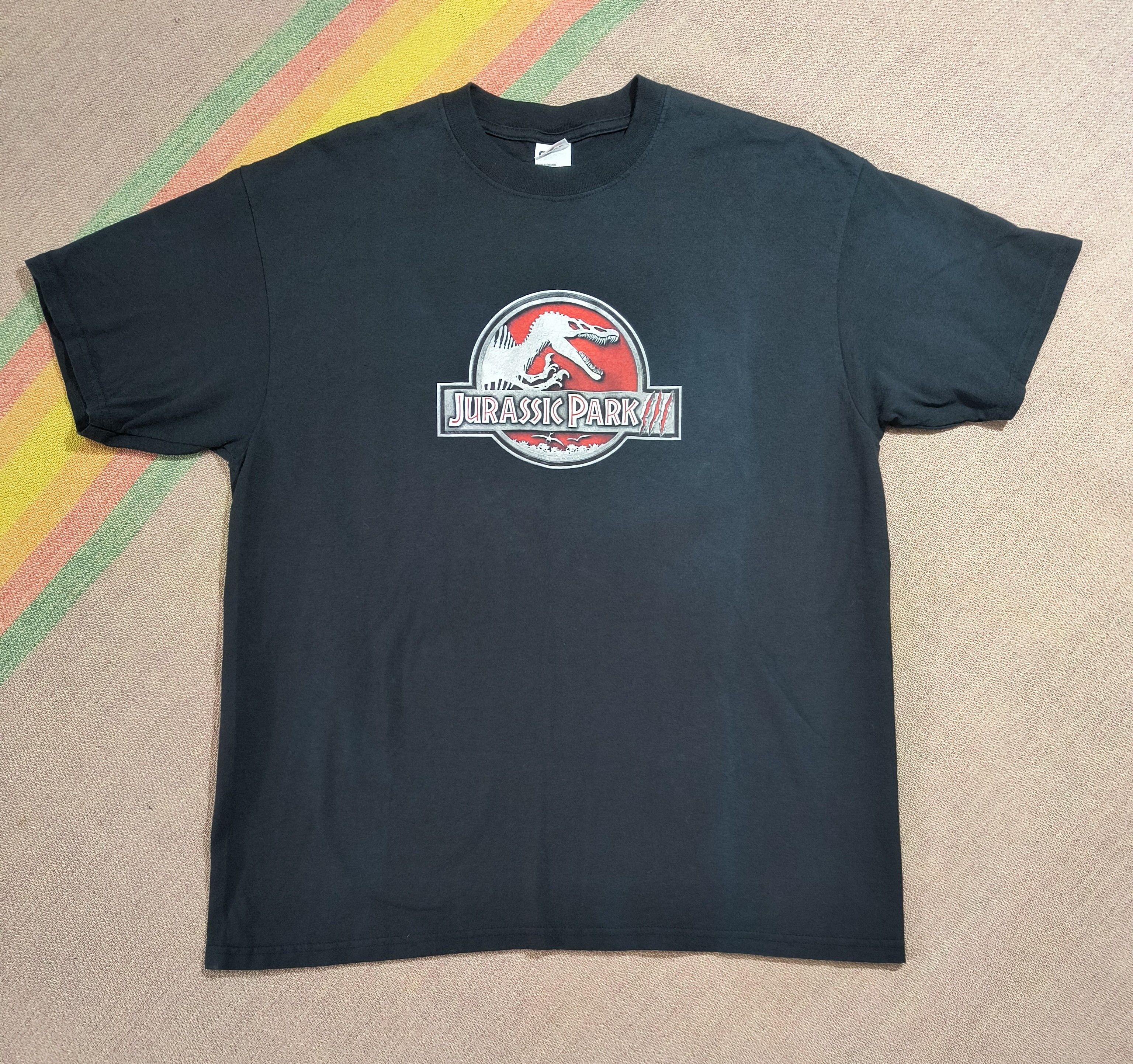 Anvil Vintage Y2K Jurassic Park 3 2001 tee Size US XL / EU 56 / 4 - 2 Thumbnail