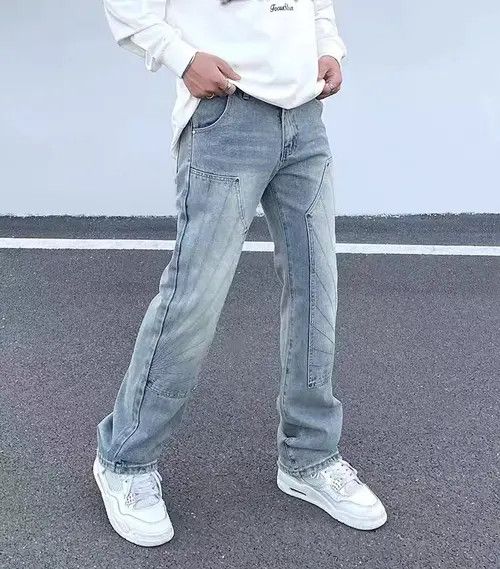 Jean Ayukawa x Marie washed faded utility skate hiphop jeans Size US 32 / EU 48 - 4 Thumbnail