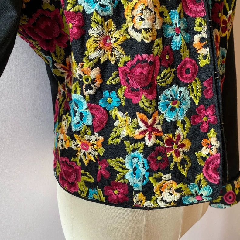 Kenzo KENZO Vintage1991 Autumn/Winter Show Retro Floral Embroide Size XS / US 0-2 / IT 36-38 - 6 Thumbnail