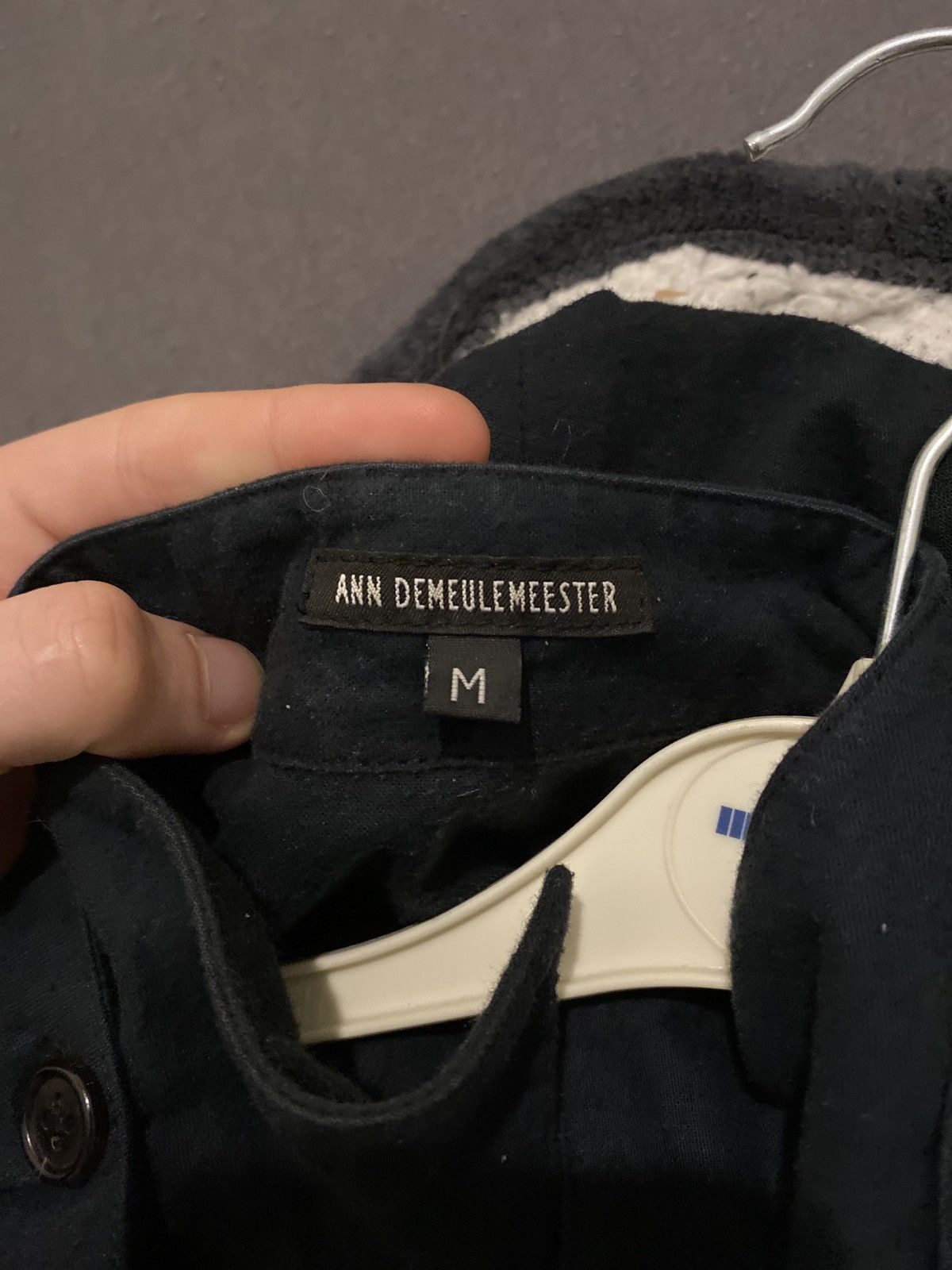 Ann Demeulemeester 2000s aan demeulemeester hooded overshirt Size US M / EU 48-50 / 2 - 3 Thumbnail