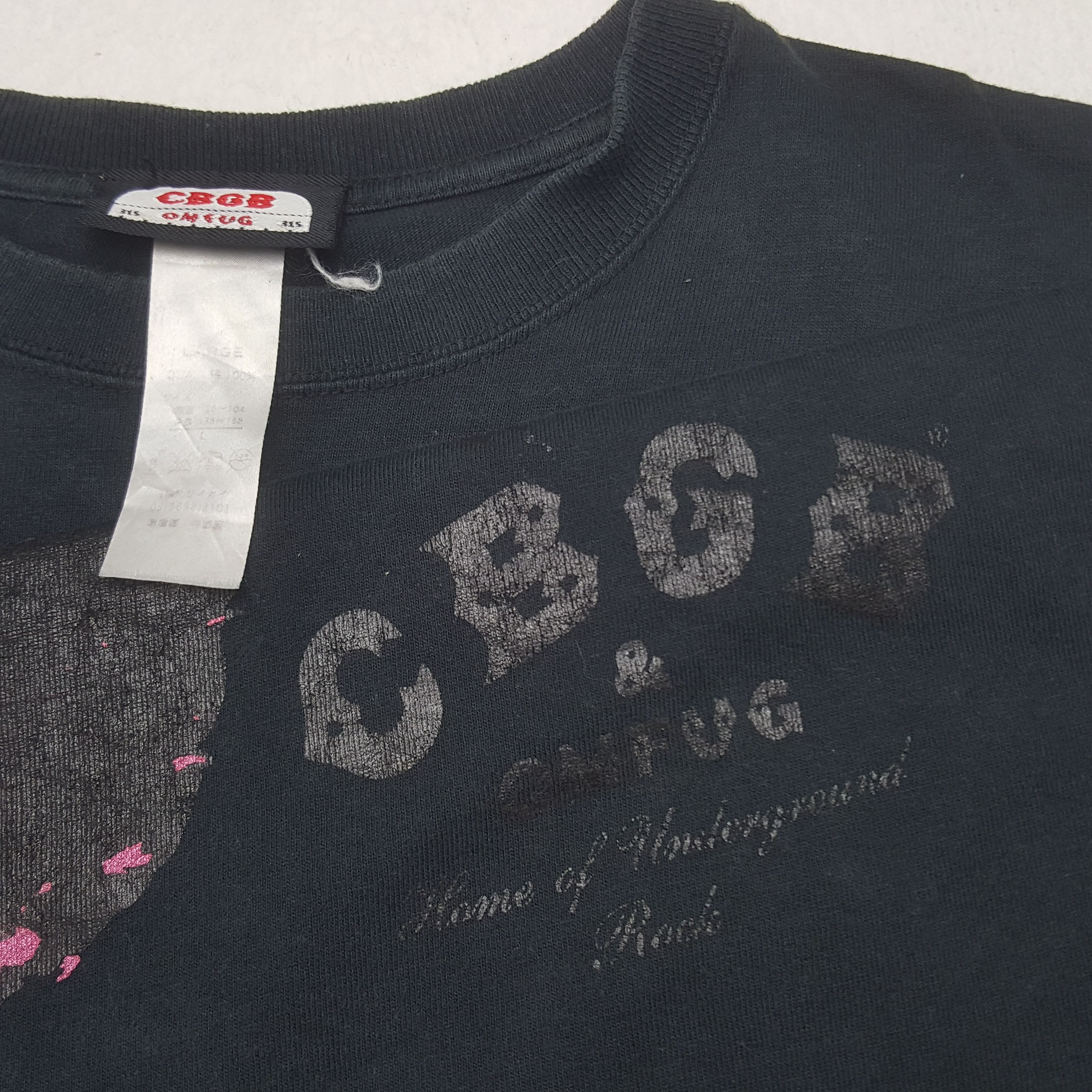 Band Tees Vintage Cbgb & Omfug Music Club Long Sleeve Tshirt RR5 Size US L / EU 52-54 / 3 - 5 Thumbnail