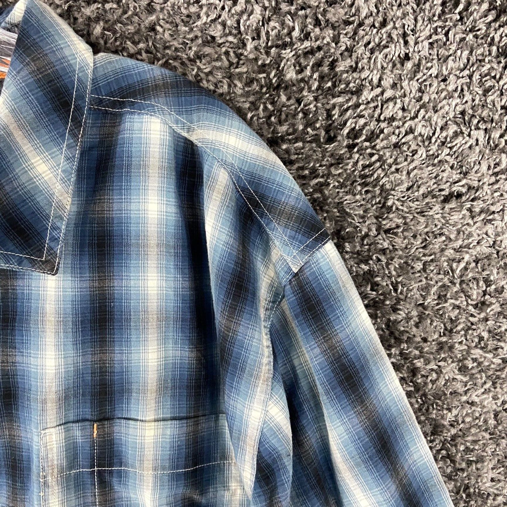 Vintage Legendary Whitetails Button-Up Blue Plaid Flannel Long Sleeve Men’s 3XL Size US XXL / EU 58 / 5 - 4 Thumbnail