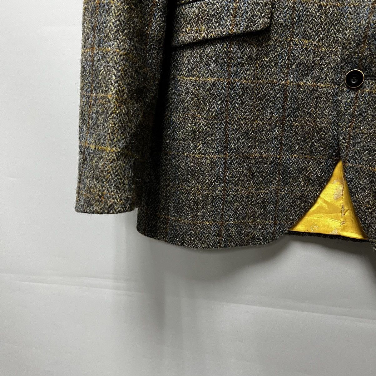 Harris Tweed Harris Tweed Wool Slim Fit Blazer Jacket men’s Size 50L - 5 Thumbnail