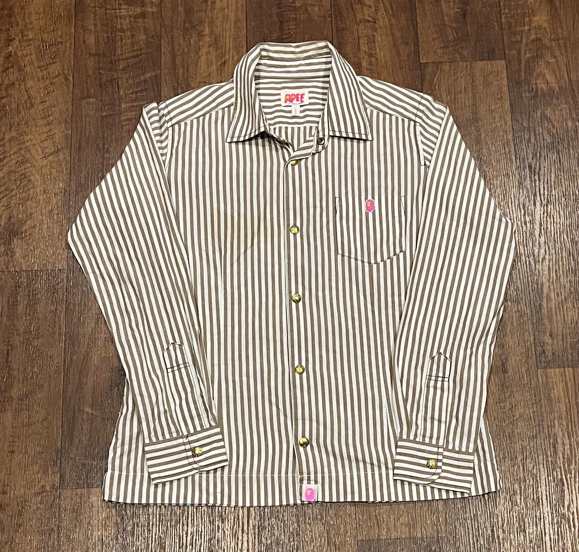 Bape Bape long sleeve button up shirt Size S / US 4 / IT 40 - 1 Thumbnail